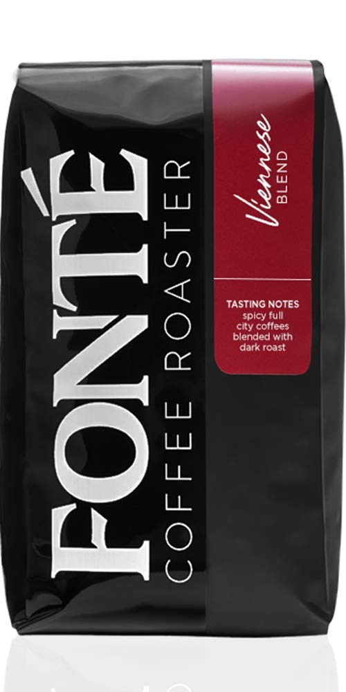 Fonte Coffee Roaster - Whole Bean Coffee - Medium-Dark Fresh Roast - Roasted in Seattle - Single Origin - Spicy, Roasty - 12 oz - Viennese