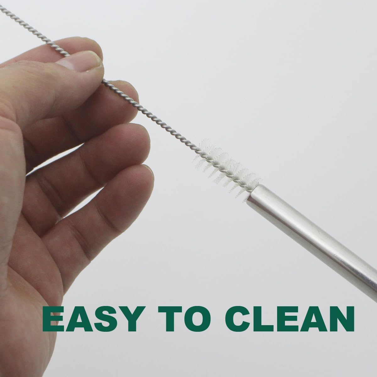 12 Pack 4.7 Inch Extra Short Metal Cocktails Straws, Reusable Stainless Steel Smoothie Drinking Straws with Cleaning Brush for Coffee Mugs, Small Glasses or Cups