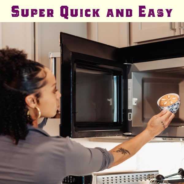 Sweet Logic Keto Dessert Mug Cake Mixes - Apple Cinnamon Muffin - Low Sugar Gluten-Free - Low Carb - Diabetic-Friendly Sweets - Natural Ingredients - High Protein - Delicious Keto Treats (4 Pack)