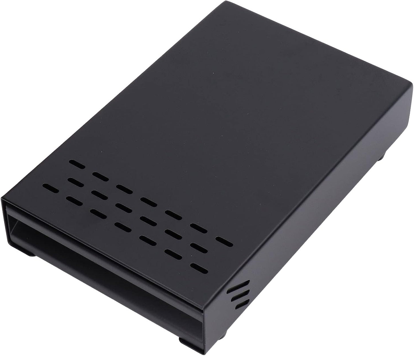 Coffee Knock Box Drawer Espresso Knock Box Drawer, Stainless Steel Coffee Residue Powder Box for Household Shop, Coffee Grounds Container Espresso Puck Knock Box (Black)