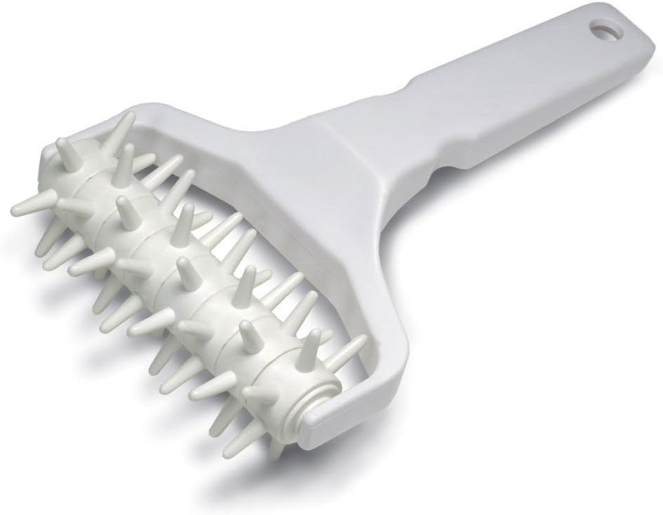 i Kito Plastic Pizza Pie Pastry Dough Docker Pizza Roller Dough Pitter Baking Tool