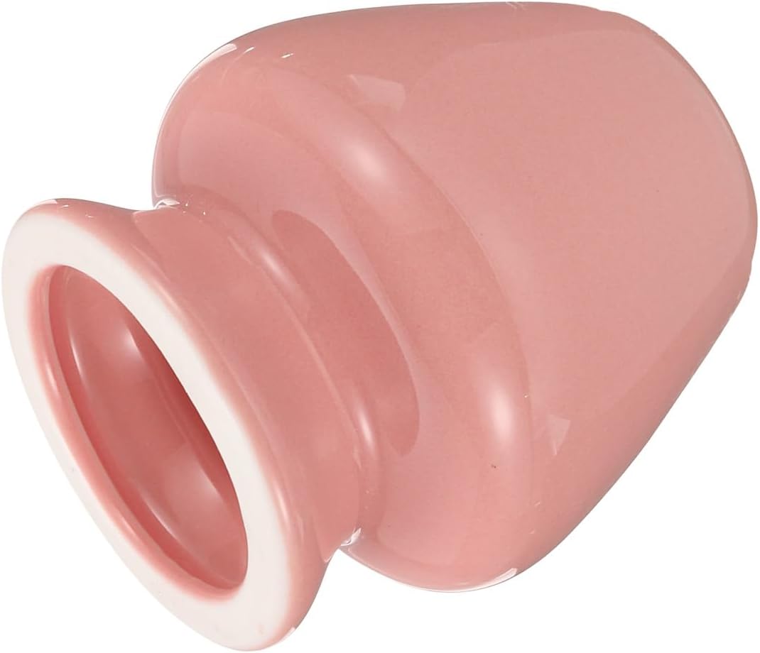 HARFINGTON Ceramic Chasen Stand 73mm Matcha Whisk Holder Teas Set Whisks Stand Traditional Matcha Tea Chasen Holder Tea Set Accessories for Tea Tasting, Pink