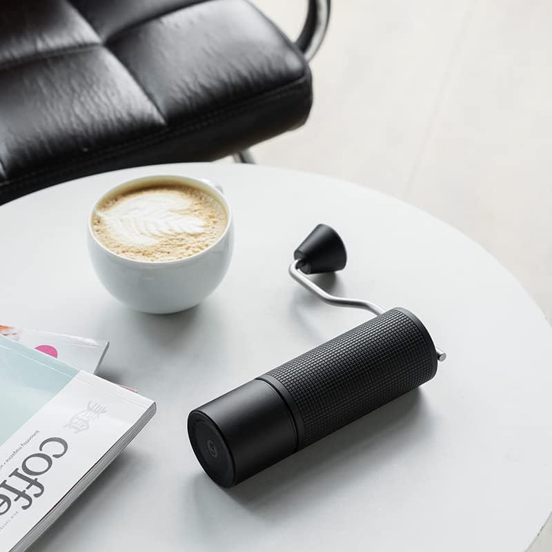 TIMEMORE Chestnut ESP Manual Coffee Grinder with Patented Stainless Steel Conical Burr - Precise Adjustable Setting, Hand Coffee Been Grinder for Espresso Moka French Press Pour Over - Black