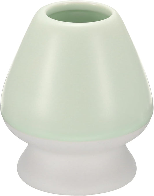 HARFINGTON Ceramic Chasen Stand 73mm Matcha Whisk Holder Teas Set Whisks Stand Traditional Matcha Tea Chasen Holder Tea Set Accessories for Tea Tasting, Green White