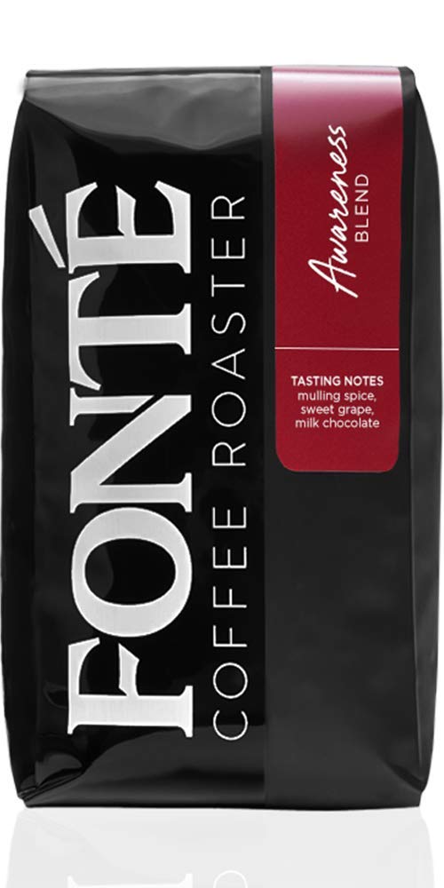 Fonte Coffee Roaster - Whole Bean Coffee - Medium-Dark Fresh Roast - Roasted in Seattle - Single Origin - Spicy, Nutty, Chocolate - 12 oz - Awareness