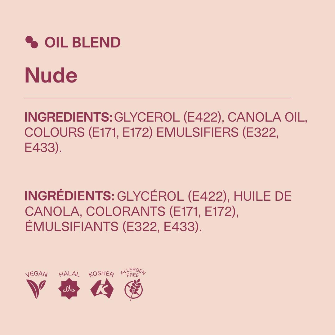 Colour Mill Oil-Based Food Coloring, 20 Milliliters Nude