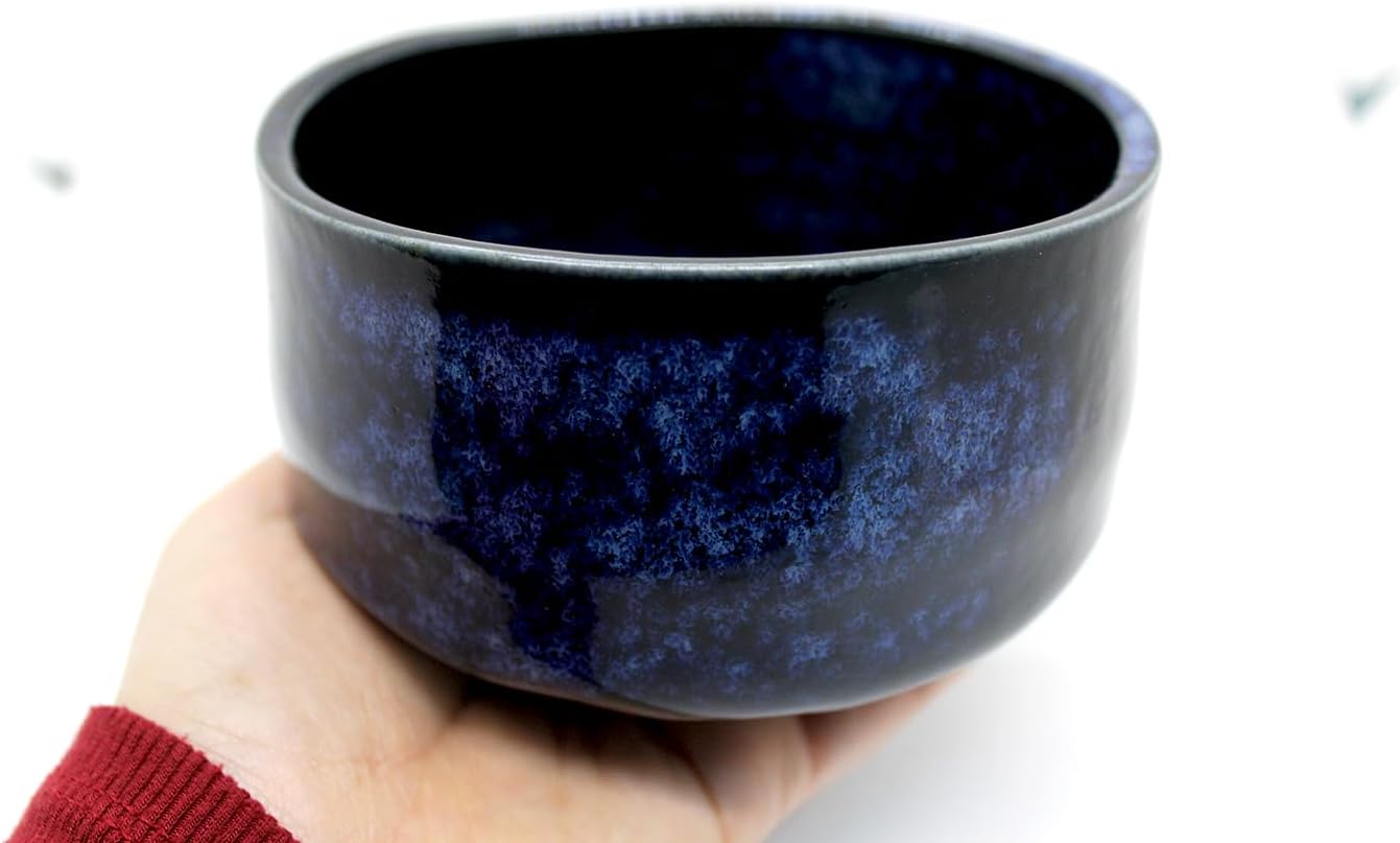 Japanese Traditional Handcrafted Mino Matcha Chawan Tea Bowl Cup Ceremony Tableware Pottery (Seikingama)