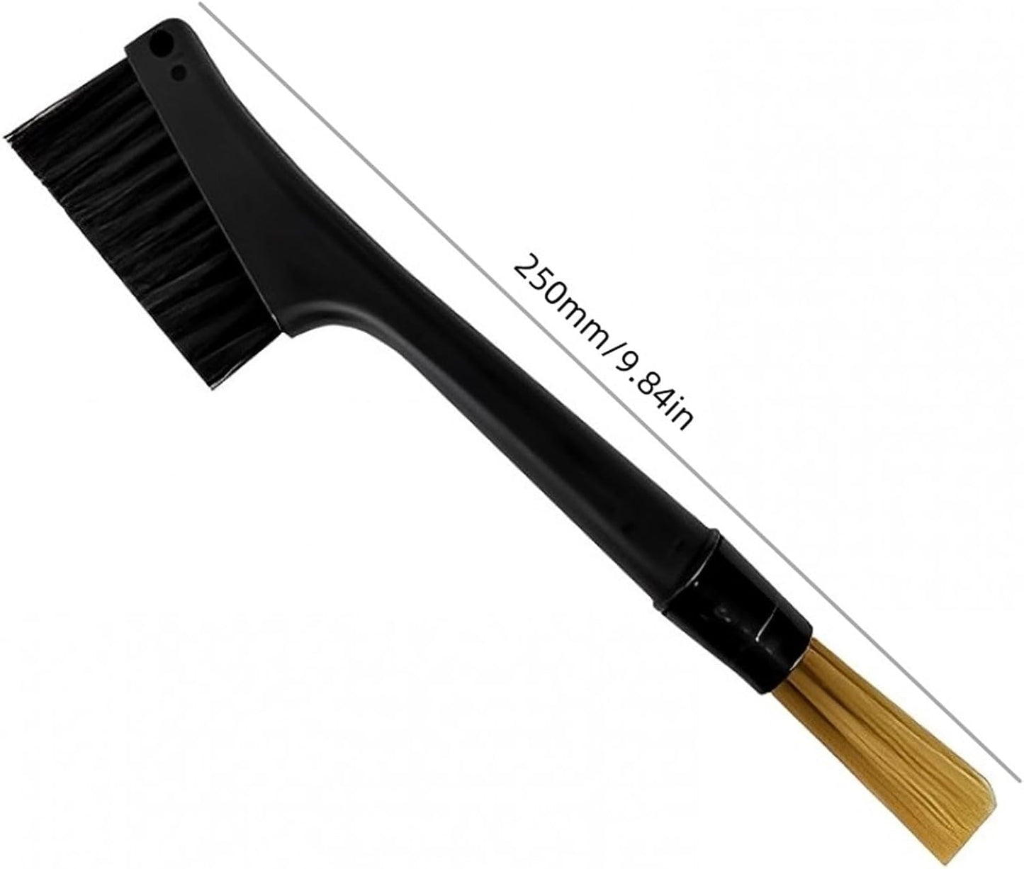 Coffee Machine Cleaning Brushes 2Pcs, Detachable Dusting Bar Espresso Coffee Machine Grinder Cleaning Brushes, Two Head Brushes for Bean Grain Coffee Tool Tabletop Barista Home Kitchen Dual Purpose