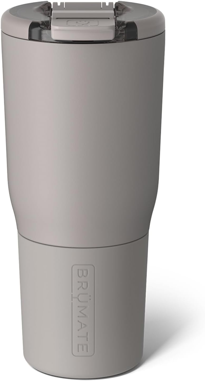 BrüMate Nav 25oz 100% Leak Proof Insulated Travel Tumbler with Magnetic BevLock™ Lid - Double Wall Cup-Holder Friendly Stainless Steel Mug (Mocha)
