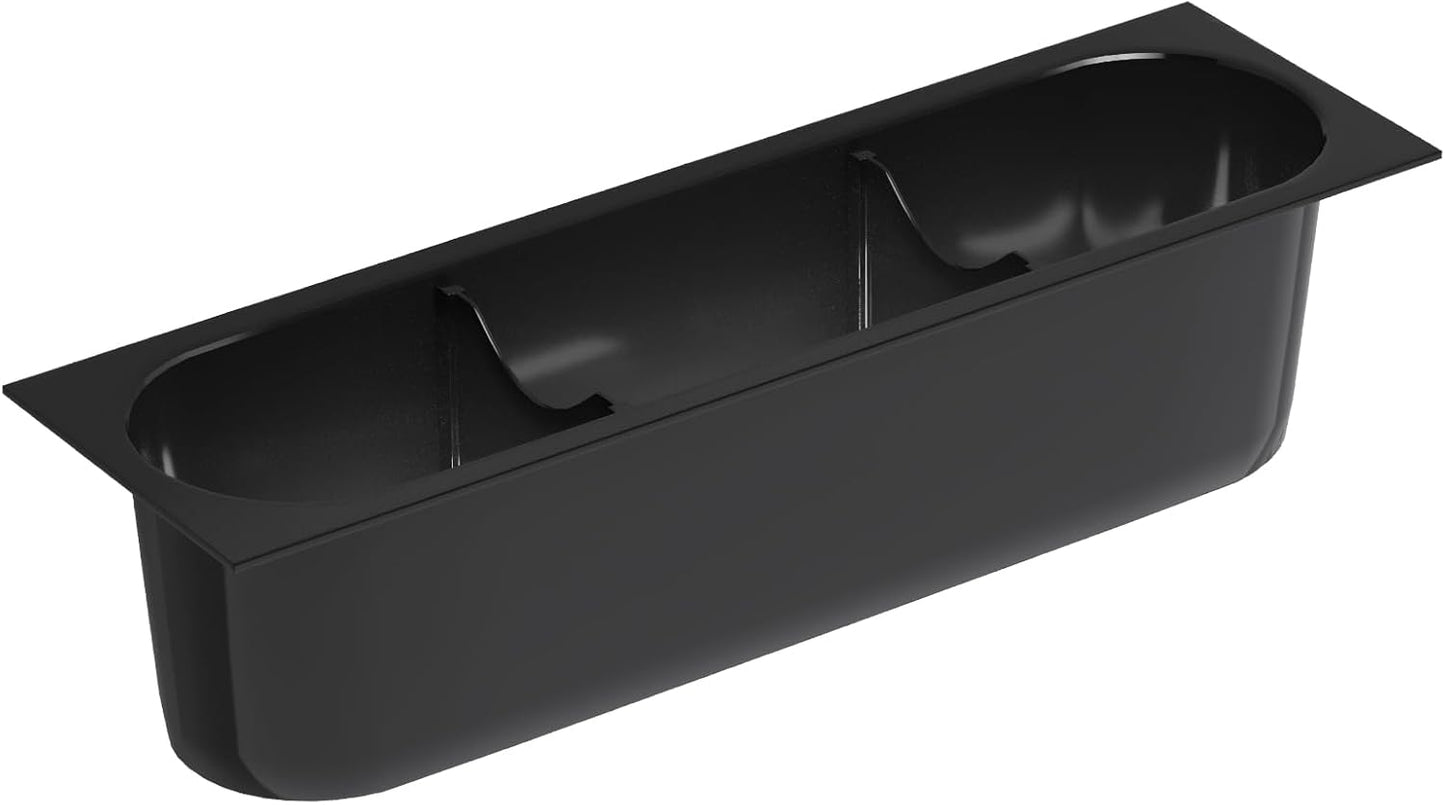 16 in. x 5.5 in. Plastic Bottle Holder for Ice Bins. Holds 3 Bottles