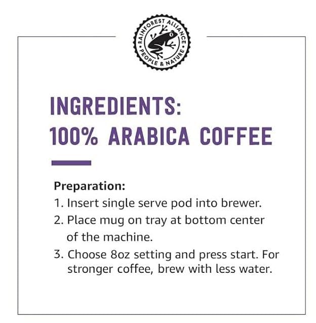 Amazon Brand - Solimo Light Roast Coffee Pods, French Vanilla Flavored, Compatible with Keurig 2.0 K-Cup Brewers, 100 Count