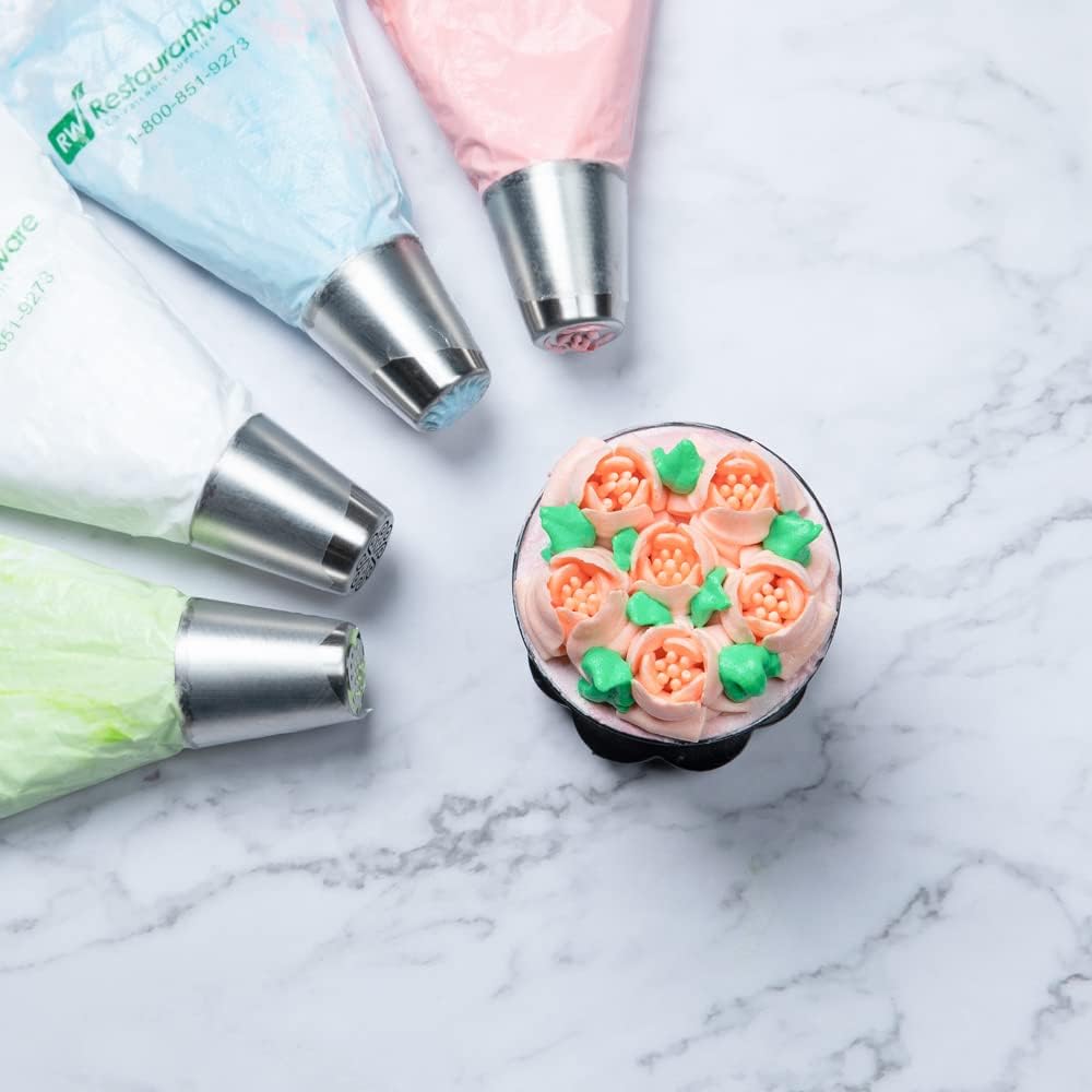 Restaurantware-Russian Piping Tip, 1 Lily Cake Decor Piping Tip - #51, Corrosion-Resistant, Stainless Steel Decorating Tip For Frosting, Dishwashable, Decorate Cupcakes, Cakes, or Cookies