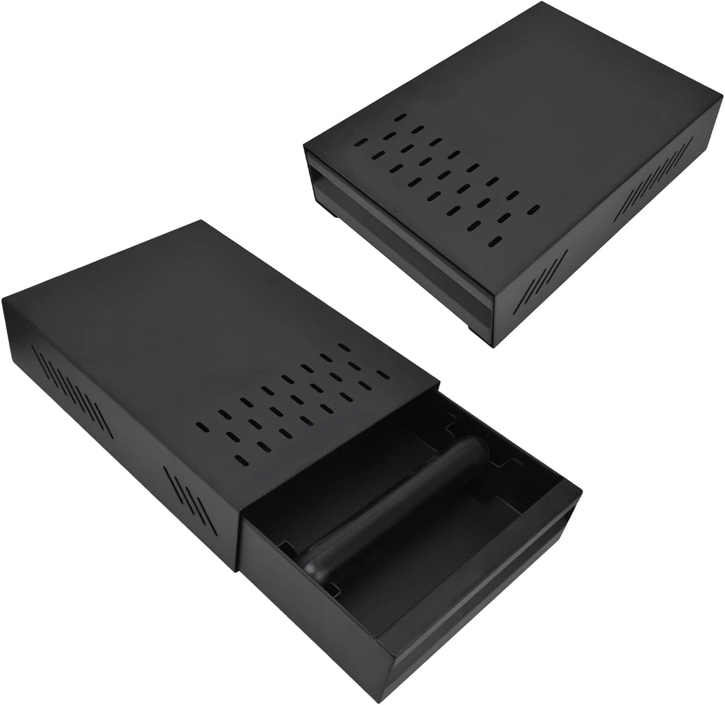 Coffee Knock Drawer, Espresso Knock-Box,Mini Coffee Grounds Dump Bin Grind Waste Bin Professional Stainless Steel with Rubber Handle for Coffee Lovers