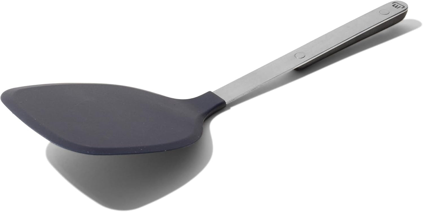 Made In Cookware - Rubber Spatula - Harbour Blue - Versatile Kitchen Essential - Dishwasher Safe