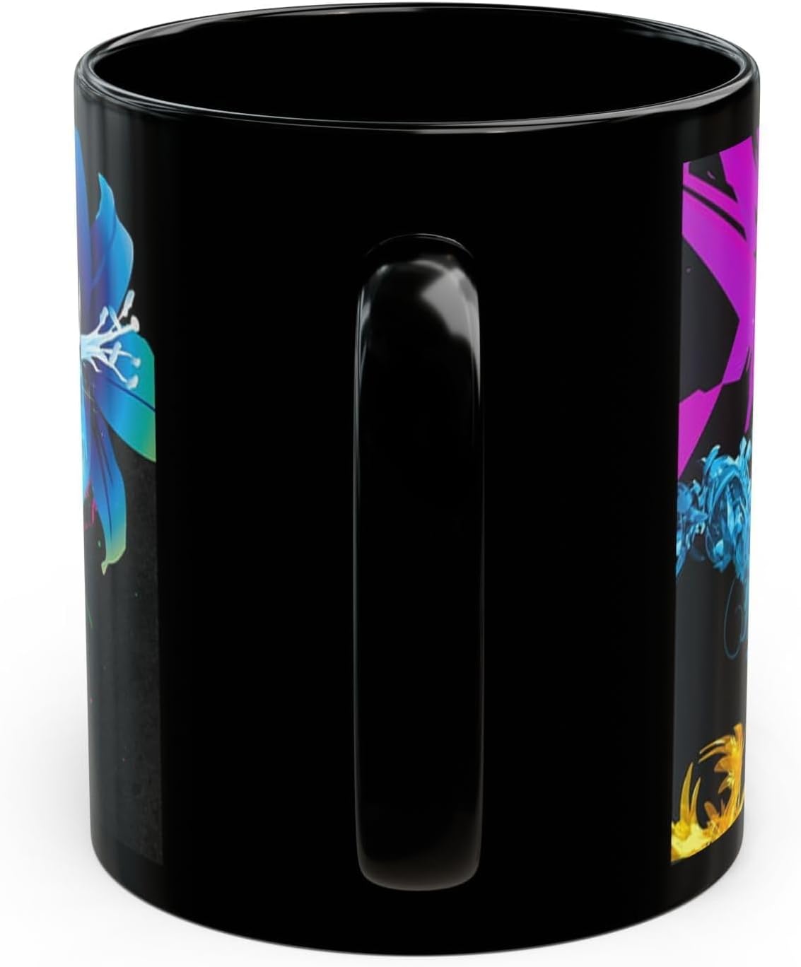 11 OZ Novelty Coffee Mug – Vibrant Floral Design – Unique Ceramic Tea & Coffee Cup – Gift for Women, Gardeners, Flower Lovers – Colorful Holiday Drinkware