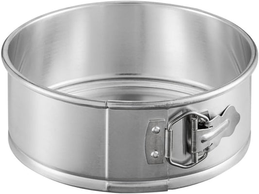 Soro Essentials- 8'' x 3'' Deep Aluminum Round Spring Form Pan- Leak Proof Cheesecake Pan Spring Form Pans with Removable Bottom and Quick Release Latch for Baking Cheesecake Cakes