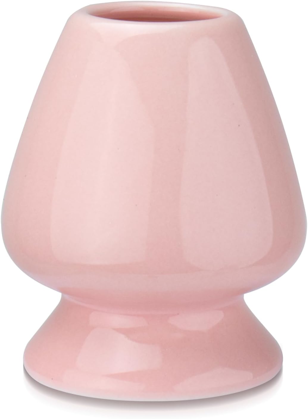 Matcha Tea Whisk Holder, 70mm Chasen Stand, Matcha Whisk Stand Ceramic Holder Chasen Stand fit for Traditional Japanese Tea Matcha Chasen Tea Set Accessories (pink)