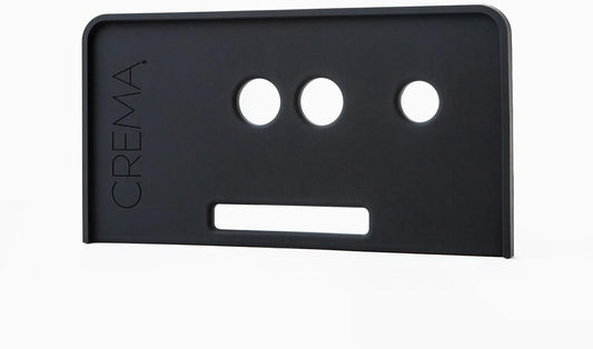 Crema Coffee Products Tamping Mat for Infuser | Non-Slip Silicone Protection for Countertops & Portafilters | Precision Fit with Drip Tray & Vent Holes | Easy to Clean, Durable Espresso Tamping Pad