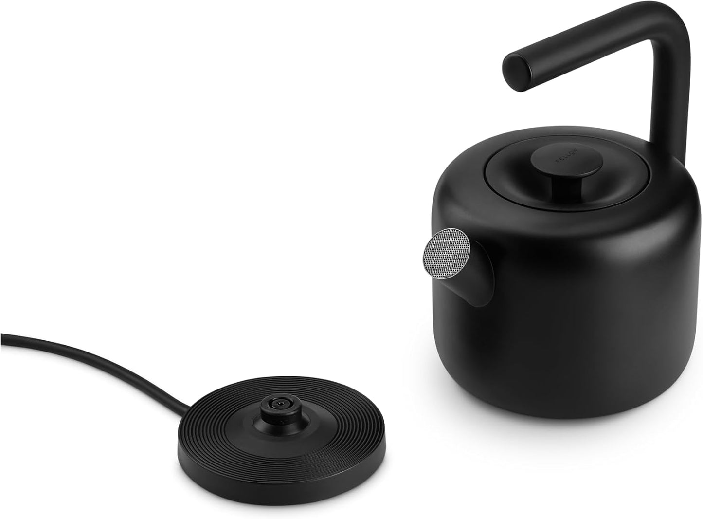 Fellow Electric Clyde Kettle - 1.5 Liter Capacity - Modern Twist On Stovetop Design, All-Purpose, Stainless Steel - Warm Water for Ramen, Oatmeal, Tea, Coffee & more - Large Capacity