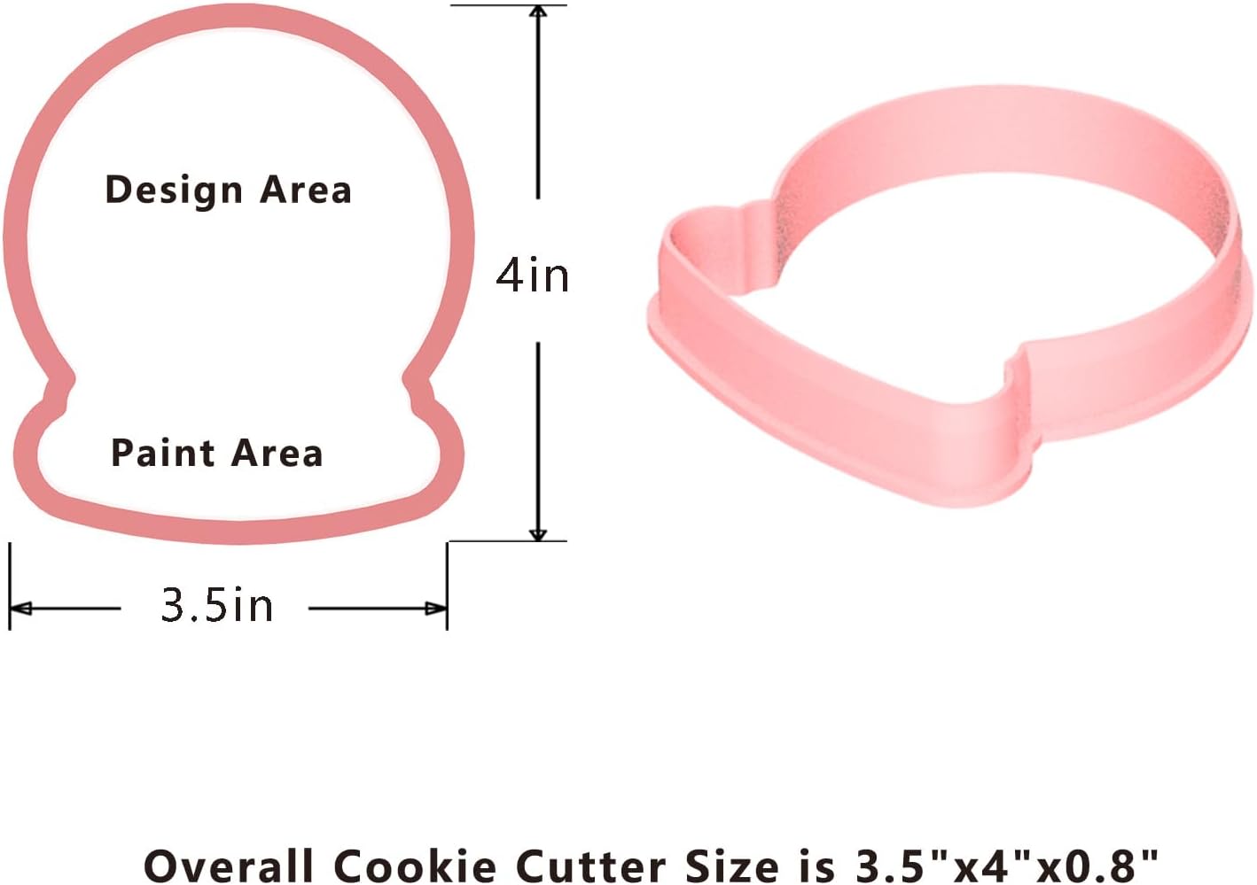 Snowglobe Cookie cutter and stencil set Winter Baking stencils and cutters bundle DIY Snowflake bakery decorating kit Christmas PYO Cookie cutter with stencils Royal Icing stencil (Snowglobe Set)