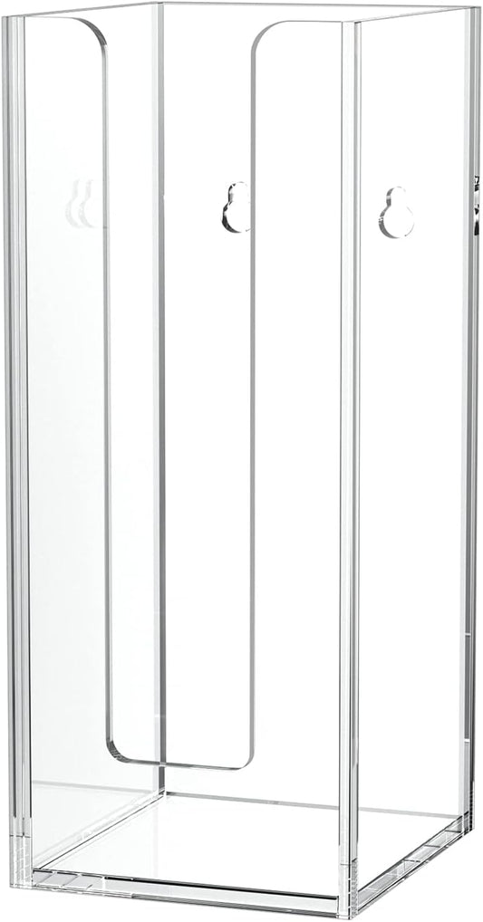 Richboom Acrylic Coffee Cup and Lid Storage Organizer Holder, 1 Compartment, Clear