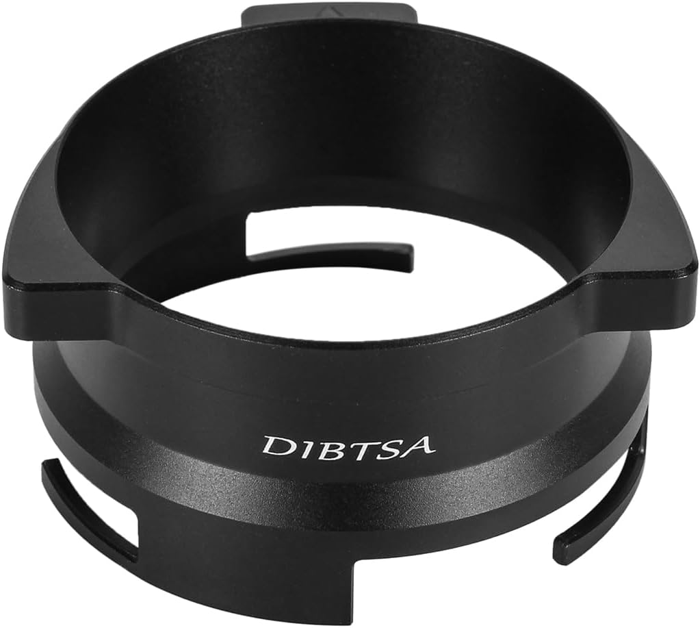 Espresso Dosing Funnel Compatible with Breville/Sage 54mm Portafilter, Aluminum Alloy, Black