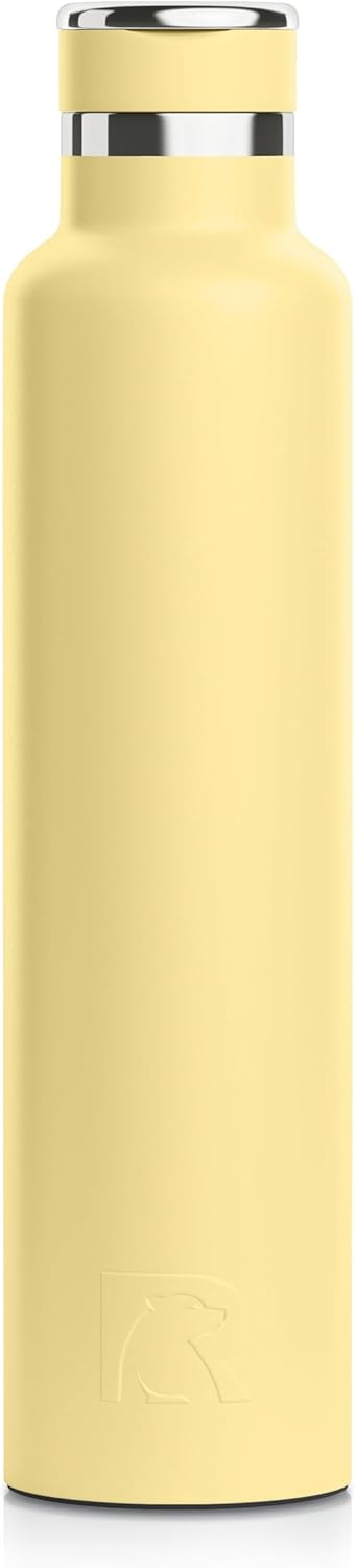 RTIC 26oz Journey Bottle Metal Stainless Steel Vacuum Insulated, BPA Free, Reusable, for Water, Hot and Cold Drinks, Travel, Sports, Camping, Sunlight