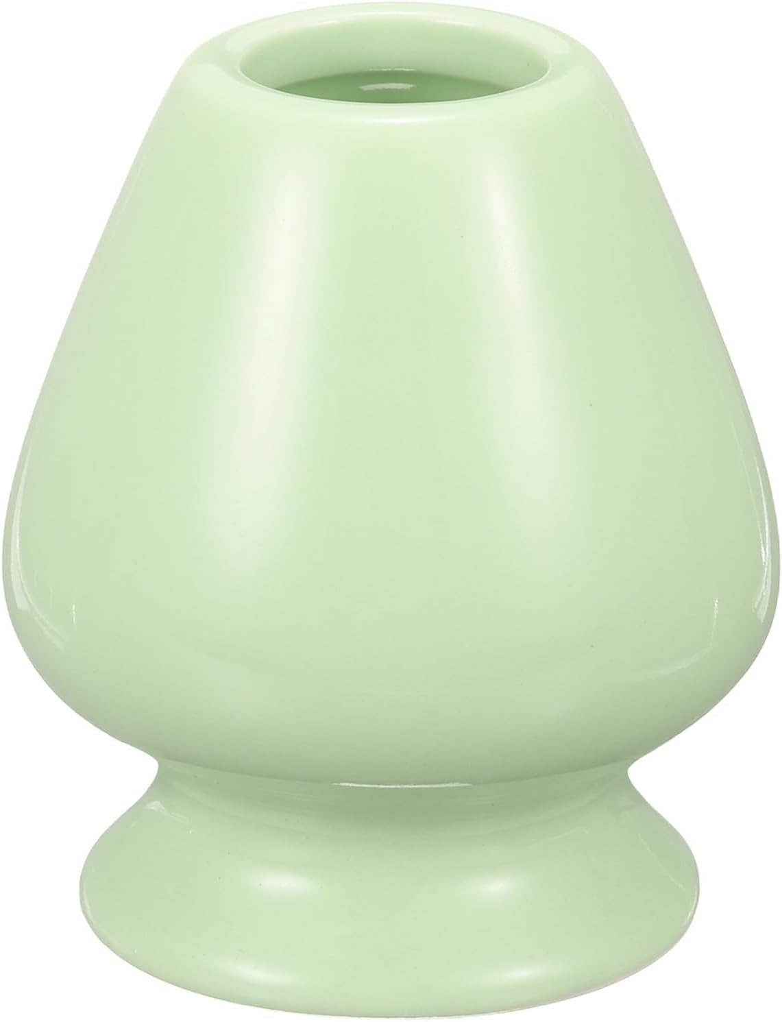 HARFINGTON Ceramic Chasen Stand 70mm Matcha Whisk Holder Teas Set Whisks Stand Traditional Matcha Tea Chasen Holder Tea Set Accessories for Tea Tasting, Cyan