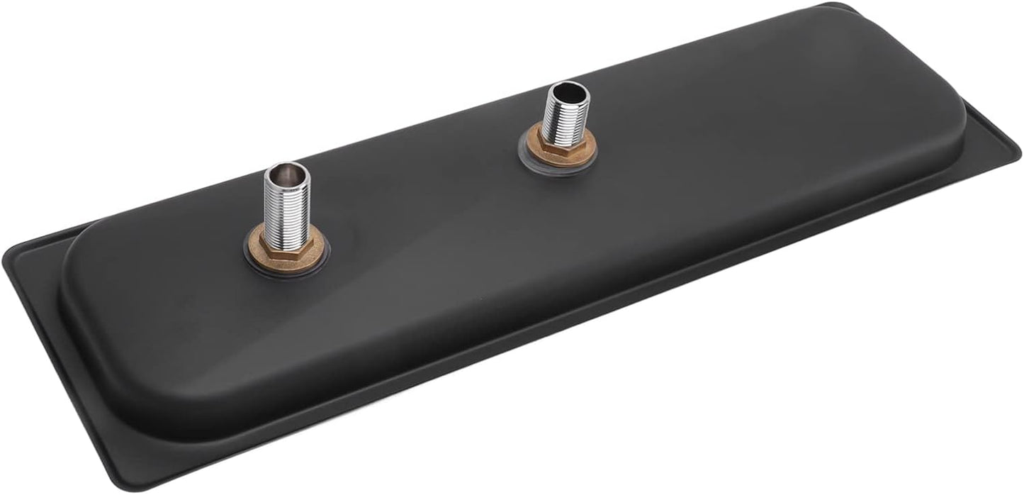 Glass Rinser Cup Washer 304 Stainless Steel Drain Drip Tray Hose Washing Equipment Coffee Shop Bar Glass Sink Rinser (Black B)