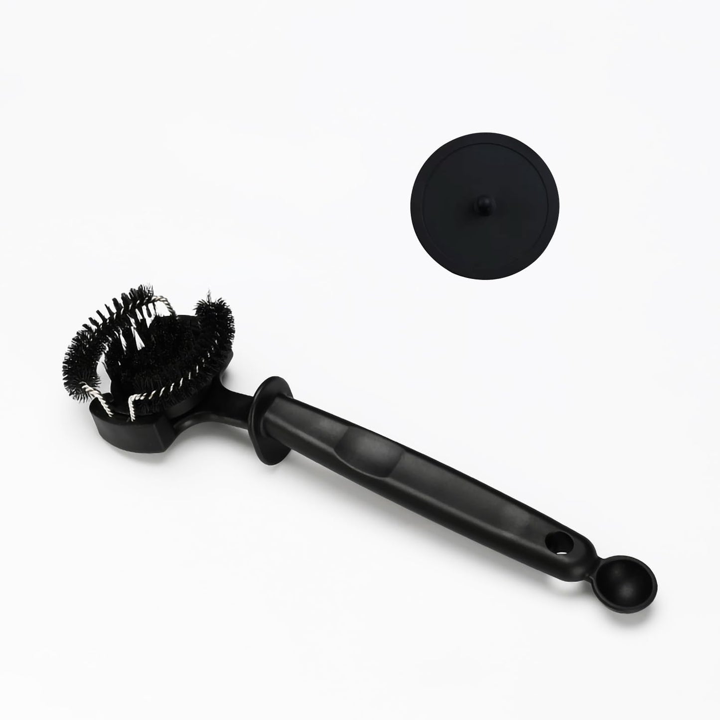 Espresso Coffee Machine Cleaning Brush Kit with Portafilter Cleaning Disc (Brush and Disc for 51mm Coffee Machine)