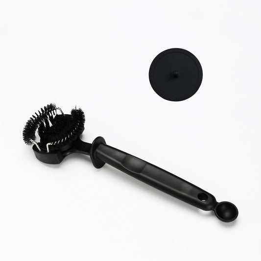 Espresso Coffee Machine Cleaning Brush Kit with Portafilter Cleaning Disc (Brush and Disc for 51mm Coffee Machine)