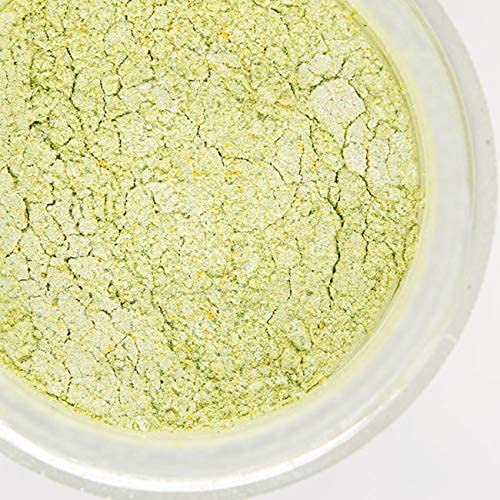 Luster Dust Edible Cake Decorations, Edible Luster Dust for Cakes, Lime Green Edible Luster Dust for Cupcake Decorations, Cake Drip, Edible Paint, Lime Green Edible Shimmer Dust for Drinks