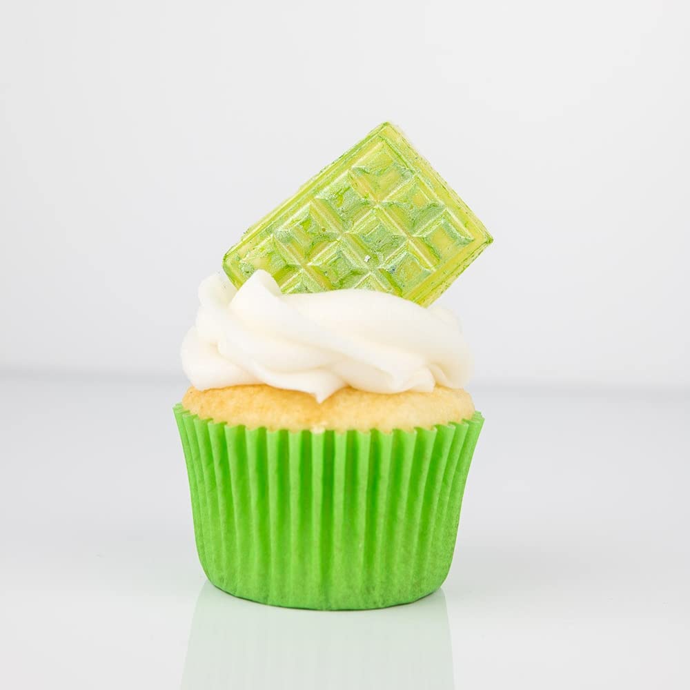 Luster Dust Edible Cake Decorations, Edible Luster Dust for Cakes, Lime Green Edible Luster Dust for Cupcake Decorations, Cake Drip, Edible Paint, Lime Green Edible Shimmer Dust for Drinks