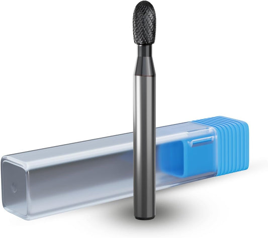 CATITO Ellipse Die Grinder Bit, Cut Carbide Rotary Burr for Steel, Wood and Metal Working, Engraving, polishing and Cleaning