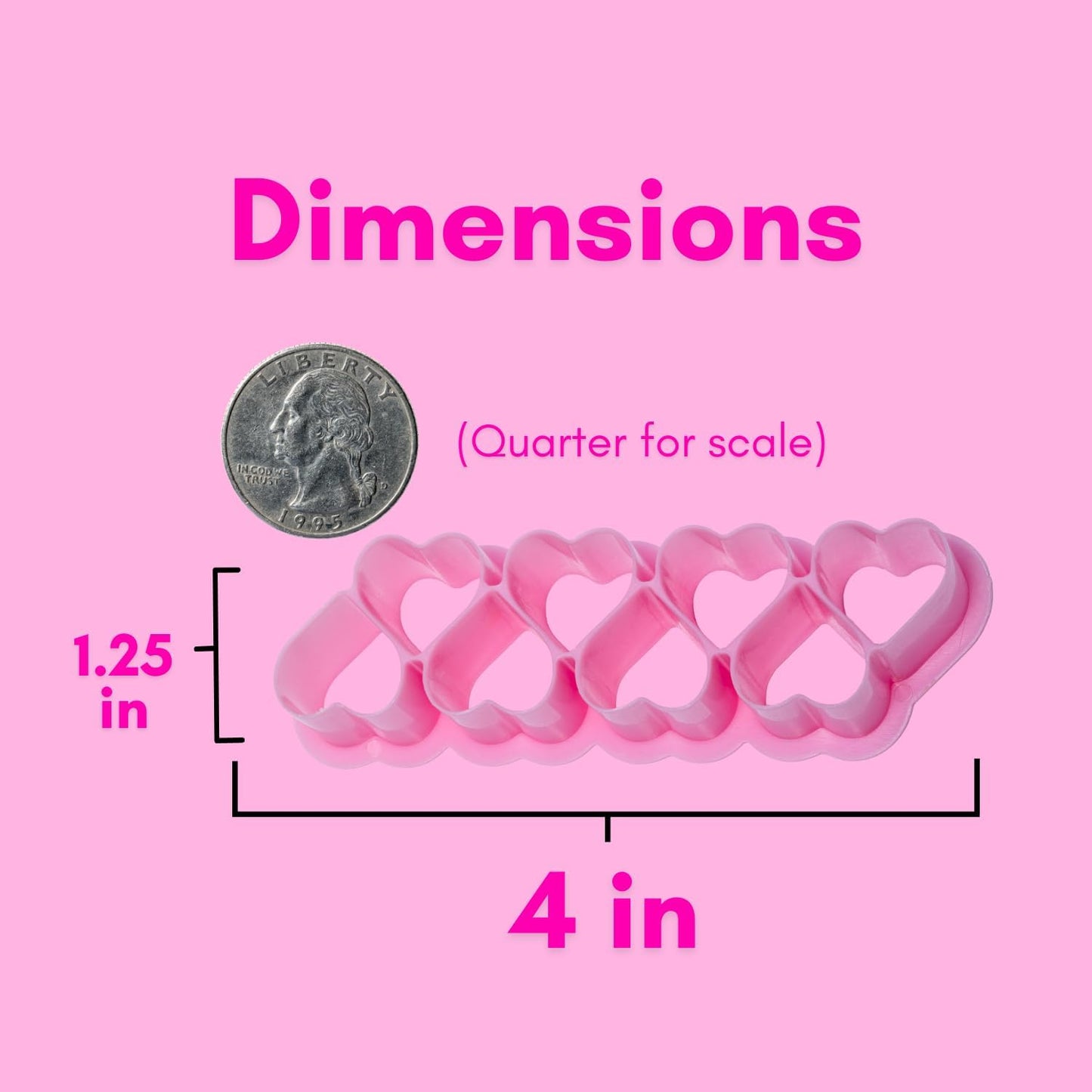 Pink Heart Cookie Cutter for Sourdough – Dishwasher Safe, Food-Grade, Mini Kids Snack Cutter, BPA-Free & Non-Toxic, Perfect for Fun Baking