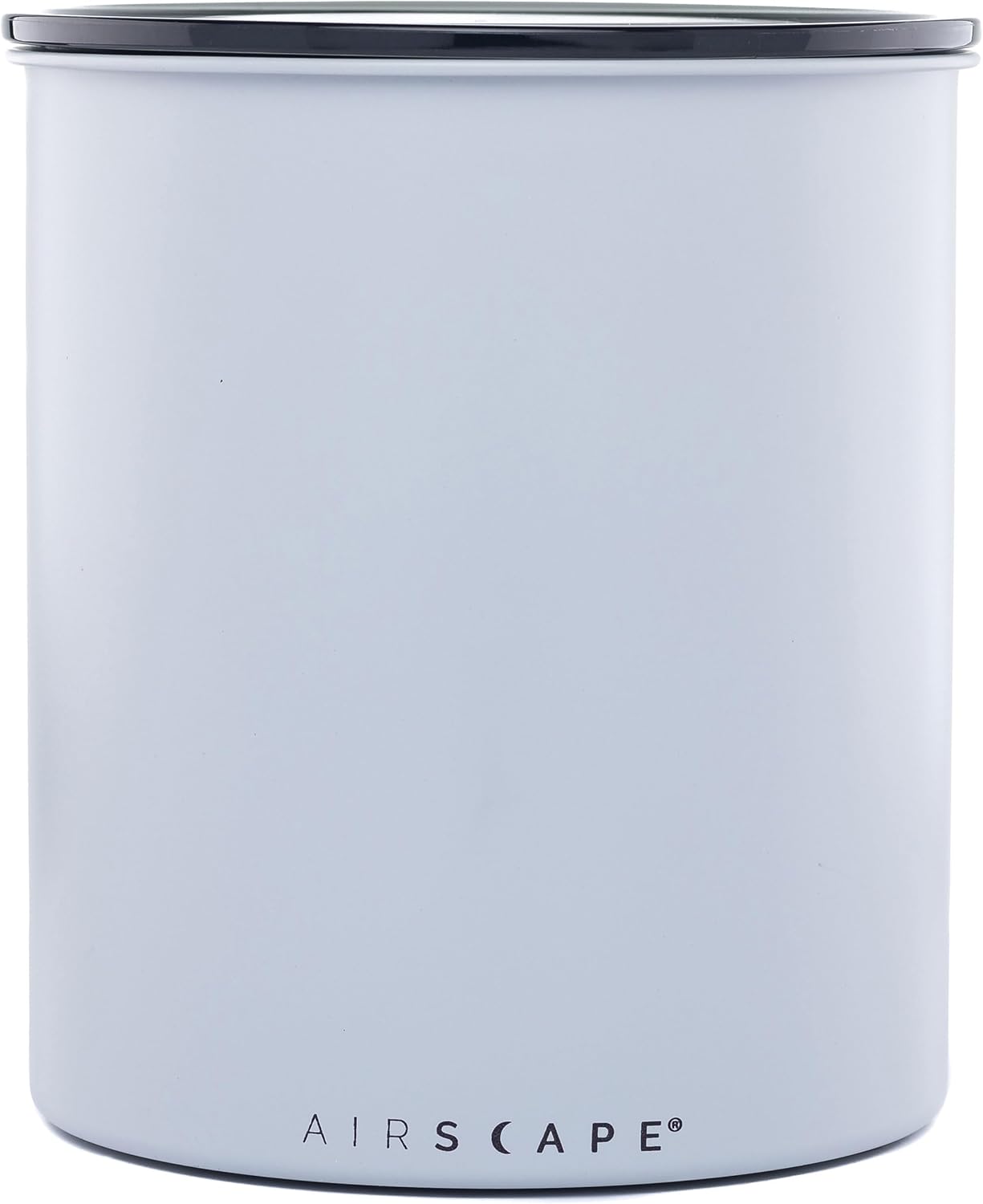 Planetary Design Airscape Kilo Coffee Storage Canister - US Patented Inner Plunger Lid Removes Excess Oxygen - Don't Buy airtight, Buy AIR-Less - Holds 2.2 lbs Coffee Beans - (Matte Gray)