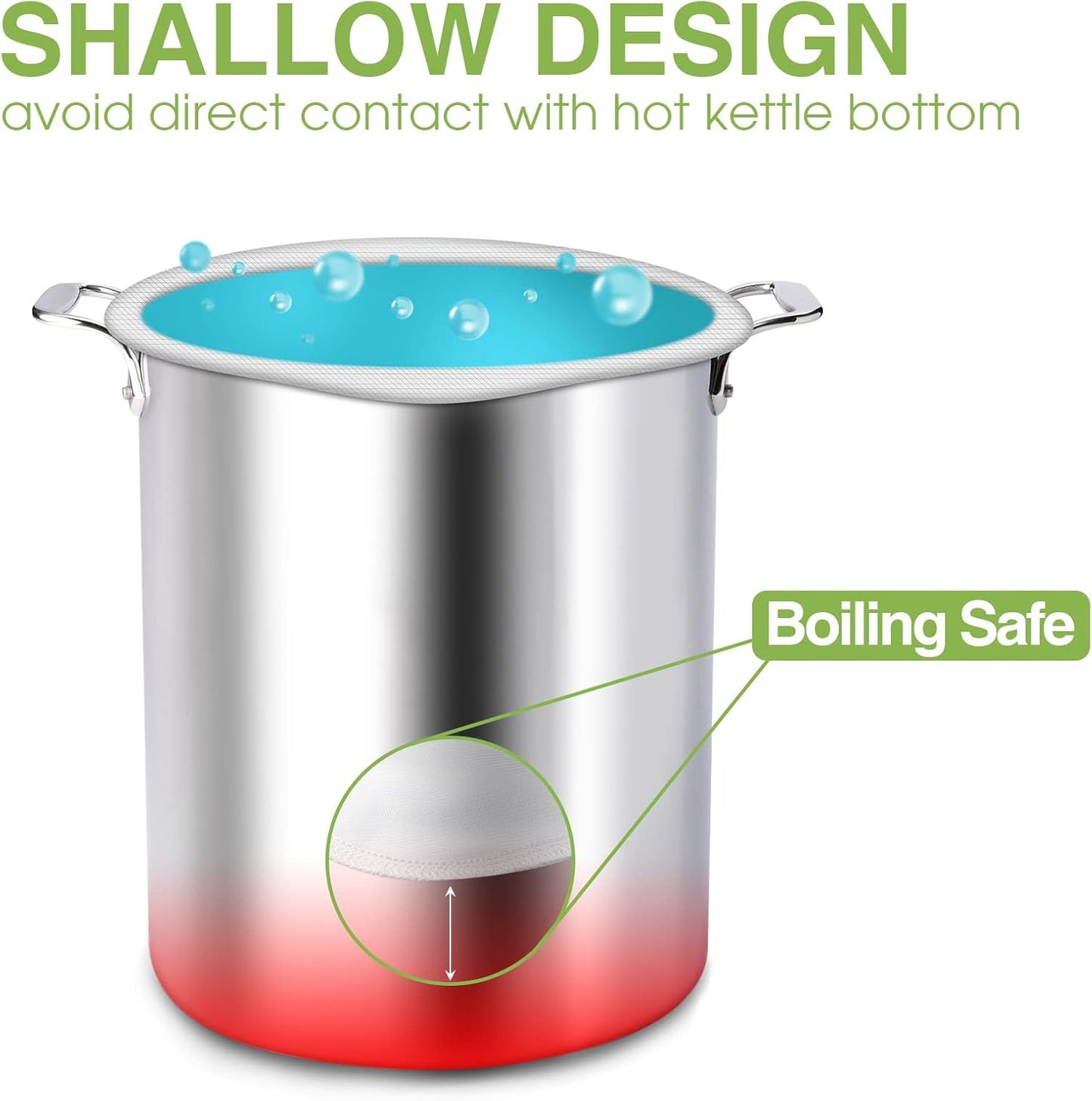 Chumia 15 Pack Brew Bags Reusable Extra Large 26 x 22'' Fine Mesh Strainer Cold Brew Filters Drawstring Cheese Cloth Straining Bags Wine Making Supplies for Fruit Cider Beer