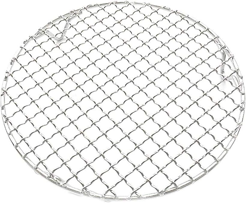Versatile Round 304 Stainless Steel Cooling Rack Baking,Heat Resistant Rust Proof Sturdy Durable Dia 7.9"