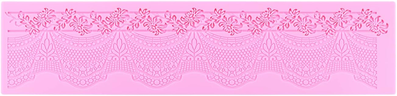 Embossing Lace Fondant Molds, Flower Cake Lace Molds, Silicone Molds for Cake Decorating Tool, Cake Lace Mats