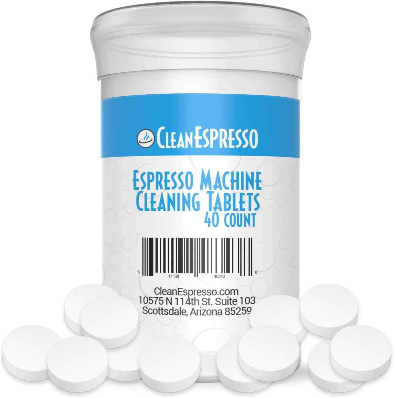 CleanEspresso - Breville Compatible 2 Gram Cleaning Tablets for Espresso Machines - 40 Cleaning Tablets for Breville Espresso Machine