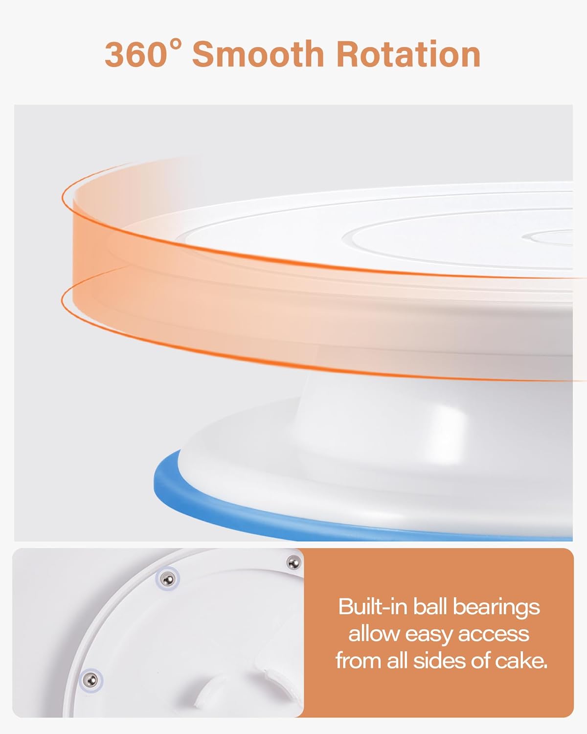 Kootek 96PCs Cake Decorating Kits, Baking Supplies Tools with Cake Stand Turntable, Piping Bags and Tips, Cake Leveler, Frosting Icing Spatulas & More Accessories for Cake Cupcake Decorations