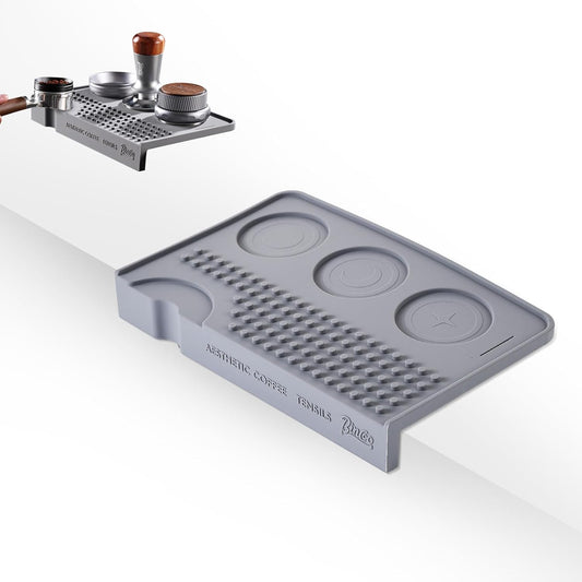 Espresso Tamping Mat for Counter, Ultra Thick Silicone Tamper Mat Coffee Bar Mat,Espresso Mat for Countertops,Fits for Baristas Home Kitchen Bar