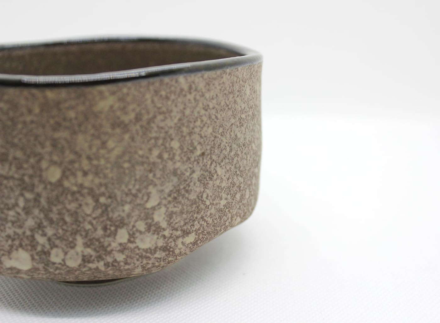 Japanese Traditional Handcrafted Mino Matcha Chawan Tea Bowl Cup Ceremony Tableware Pottery (Kin Kesshou)