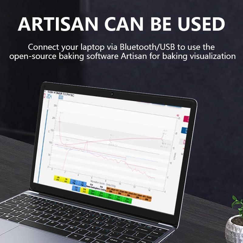 Electric Coffee Bean Roaster Machine, Smokeless Drum Roasting, for Home&Commercial Automatic Baking (B500)