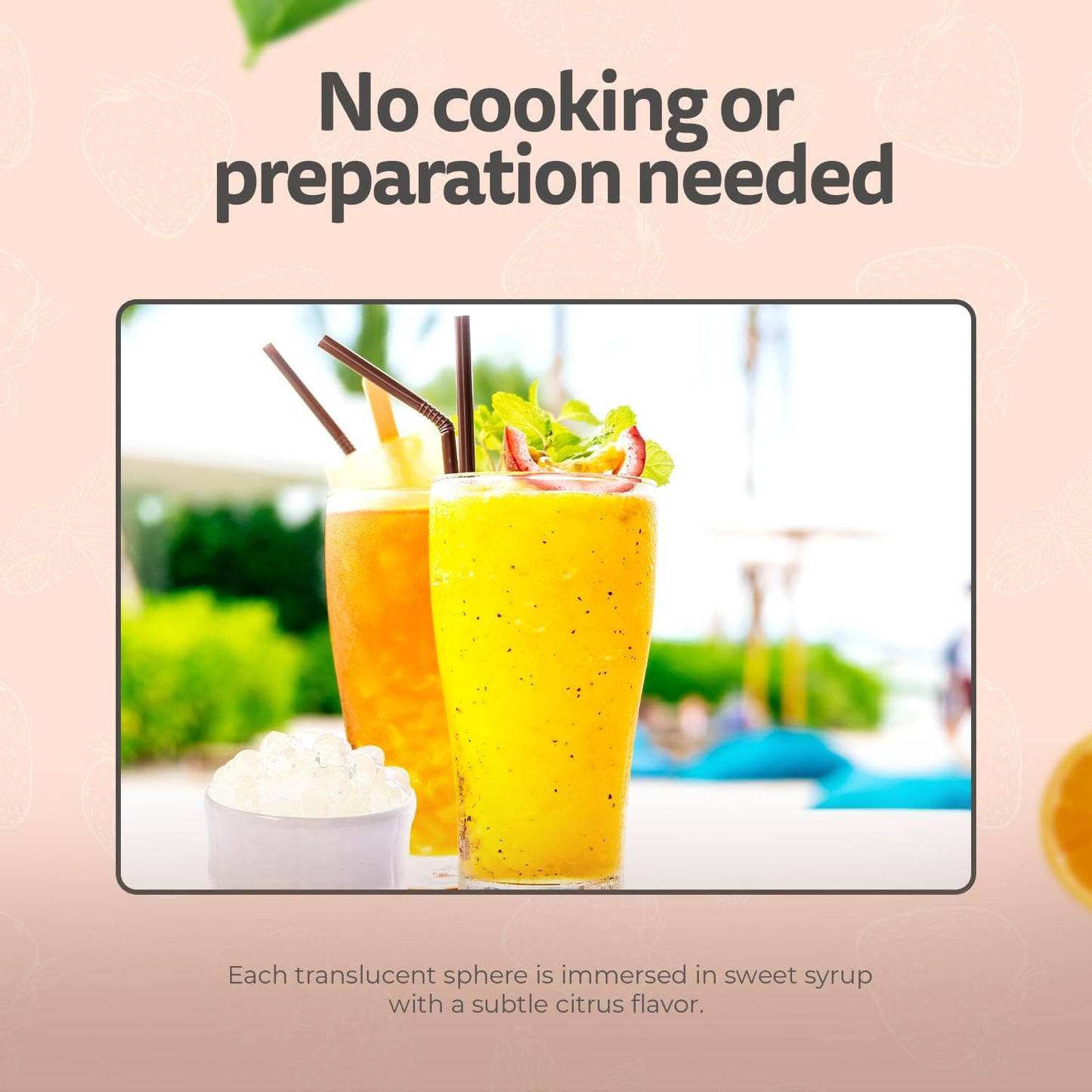 Fanale Crystal Agar Boba, Crystal Jelly Ball, Ready to Serve, Soft Chew Texture, Instant Boba Pearls for Bubble Tea, Frozen Yogurt, Shaved Ice & Dessert’s Topping