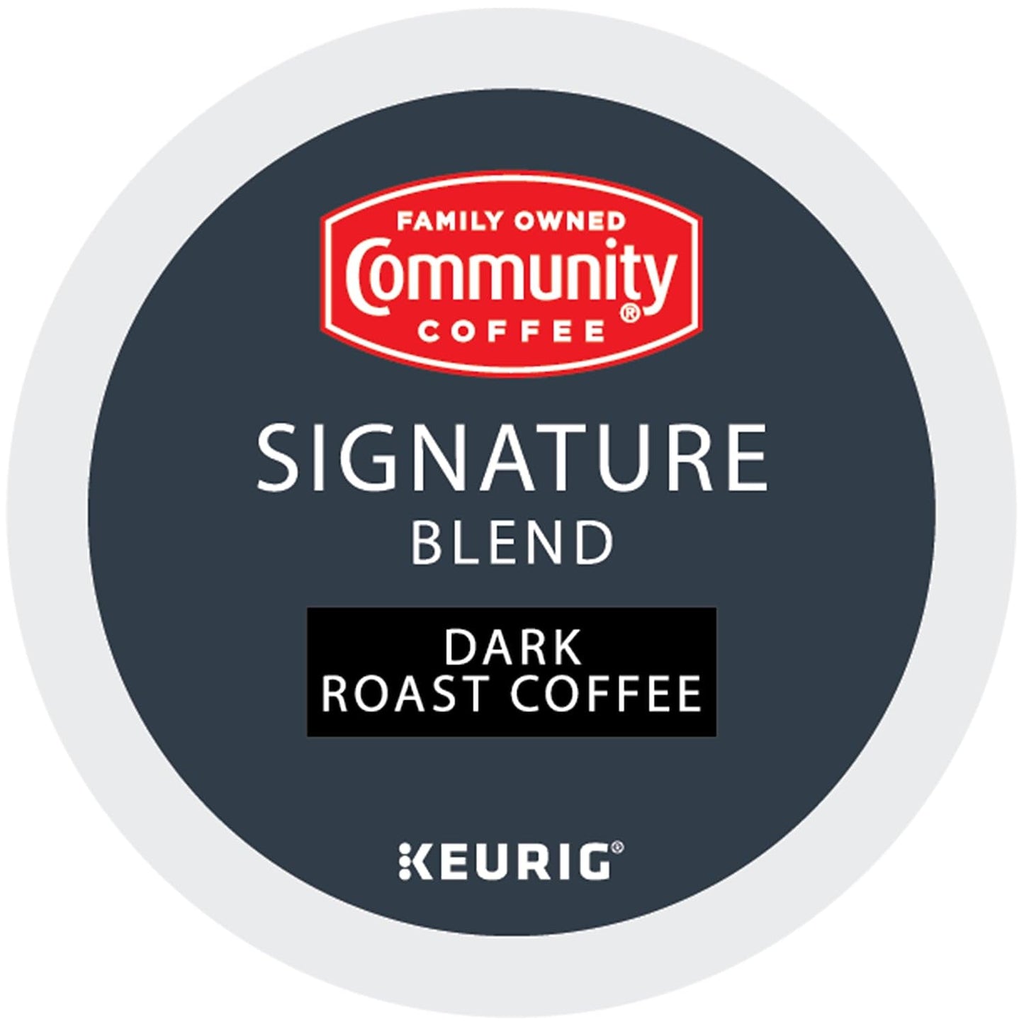 Community Coffee Signature Blend 24 Count Coffee Pods, Dark Roast, Compatible with Keurig 2.0 K-Cup Brewers, 24 Count (Pack of 1)