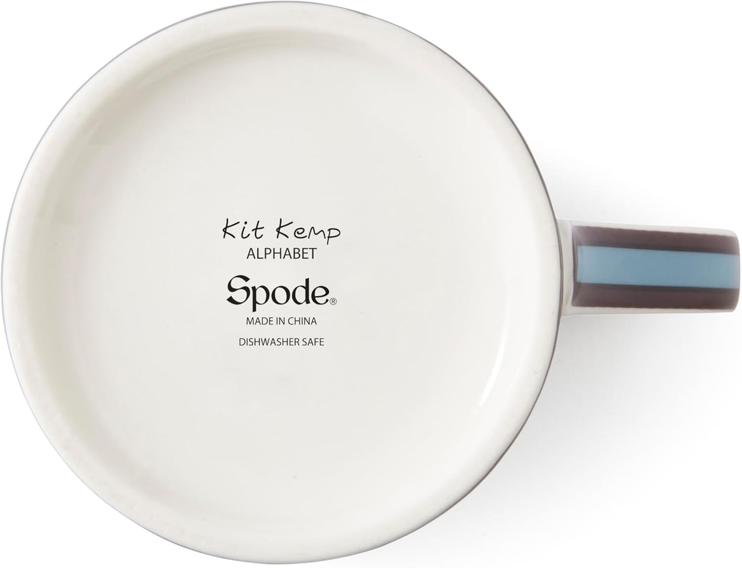 Spode Kit Kemp 12oz Mug in Fine China, E Initial - Custom Coffee Cup for Hot Beverages, Personalized Gift Idea for Her, Him, Friends, Coffee Lovers - Stylish Letter Mug for Daily Use, Dishwasher Safe