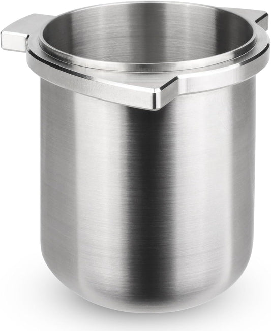 FIRJOY 53.3mm Dosing Cup - Fits Breville 54mm Portafilters (Stainless Steel-Silver)