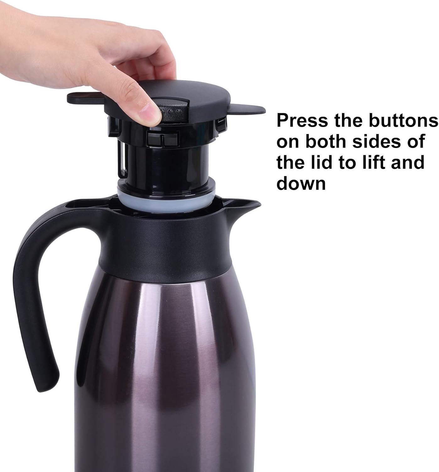 GiNT Stainless Steel Thermal Coffee Carafe Lid (Lid, universal)