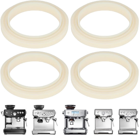 4 Pcs 54mm Silicone Steam Ring Replacement Gasket for BrevilleEspressoMachine878/870/860/840/810/500/450/Sage 500/870/875/880/810/878, No BPA Grouphead Gasket